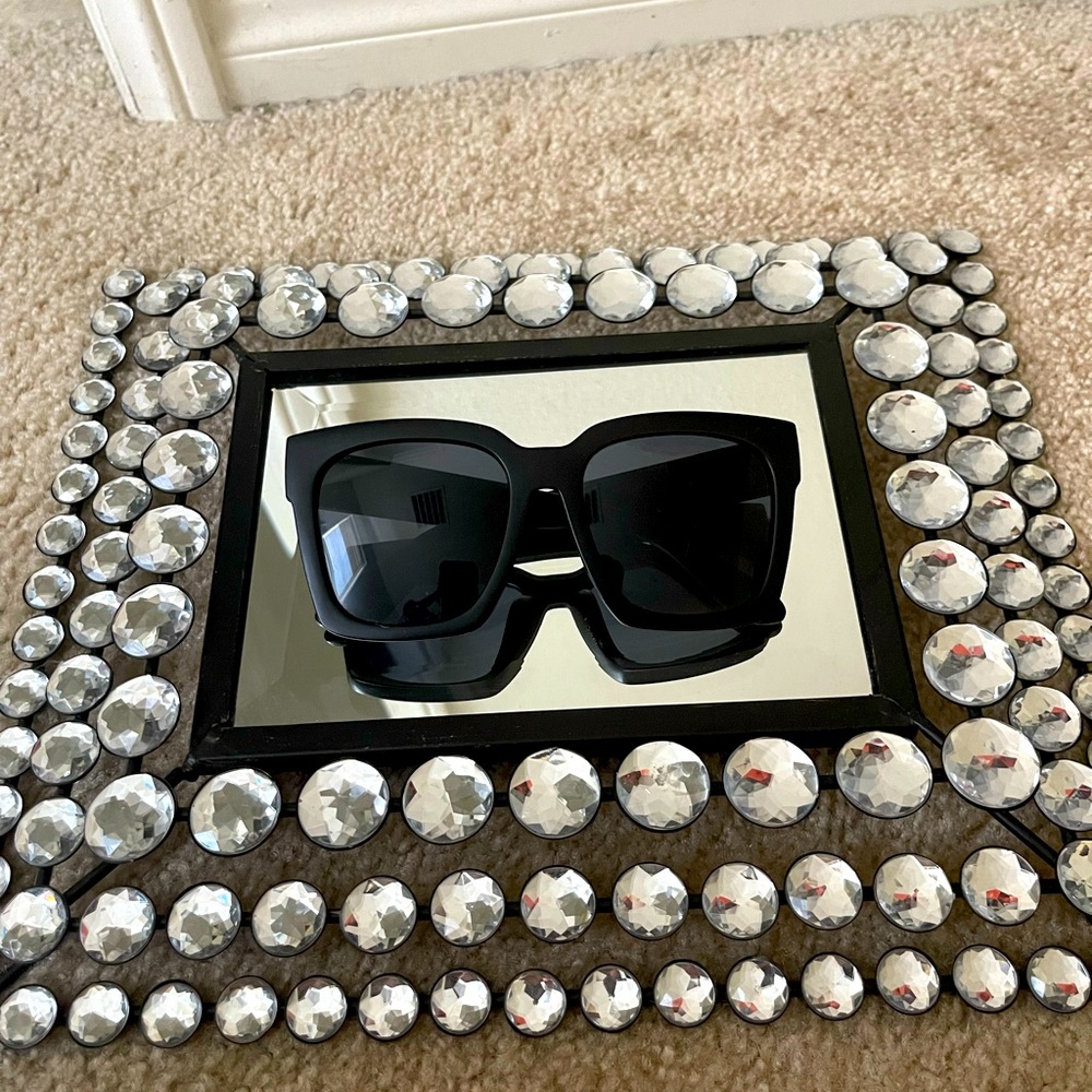 Chunky Black Sunglasses.